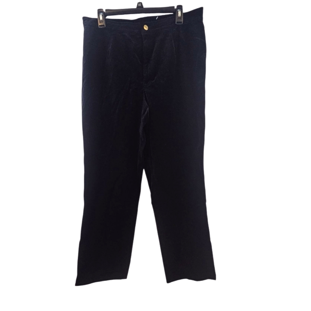 3/$25 Diva By Dana Buchman Size 14W Black Velvet Pants